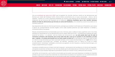 La RFEF emite un comunicado en el que dice que Jenni “miente” y después lo borra
