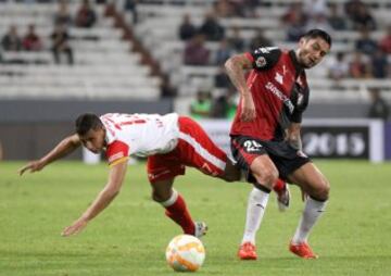 Un cauto Santa Fe espera a Atlas de México en el estadio Jalisco. Primer partido del Grupo 1 en Copa Libertadores. Segundo tiempo a favor del equipo colombiano.