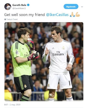 Deportistas, políticos, famosos... mandan fuerzas a Iker Casillas