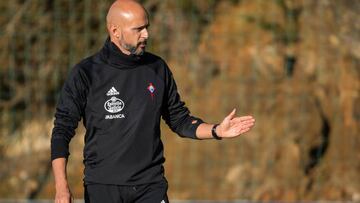 Miguel Cardoso, entrenador del Celta de Vigo. 