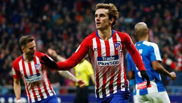 Griezmann marcó el gol contra el Espanyol.