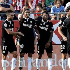 Resumen y gol del Girona-Sevilla de la Liga Santander