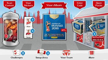 Los cromos Panini reinventados para el móvil con el álbum digital de Rusia 2018