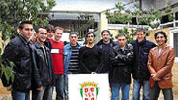 <B>LOS NUEVOS</B>. De izquierda a derecha: Ruano, Garrido, Moisés, Berruet, Montenegro, Gracia, Fernando, Serban, Ramzy y Francisco.