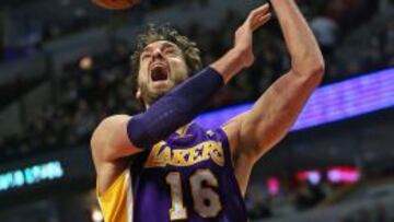 Pau Gasol, durante un partido esta temporada.