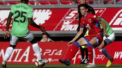 04/10/18  El jugador del Numancia Nacho (dorsal 11) en el ultimo partido del Numancia en casa.