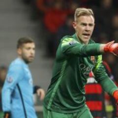 Ter Stegen salva al Barcelona