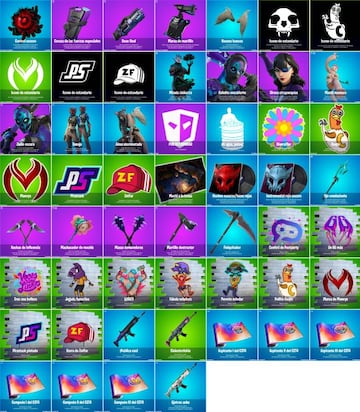 Todas las skins y objetos cosméticos nuevos del parche 22.10 de Fortnite