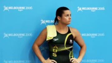 Newbery, oro en 2004, detenida por posesión de drogas