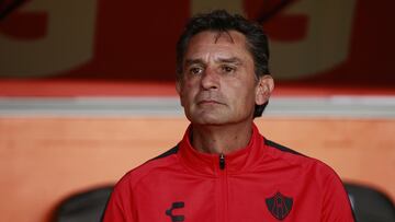 Roberto Medina head coach of Atlas during the game Pachuca vs Atlas, corresponding to Round 06 of the Torneo Apertura 2023 of the Womens Liga BBVA MX, at Hidalgo Stadium, on August 30 2023.
<br><br>
Roberto Medina Director Tecnico de Atlas durante el partido Pachuca vs Atlas, correspondiente a la Jornada 06 del Torneo Apertura 2023 de la Liga BBVA MX Femenil, en el Estadio Hidalgo, el 30 de Agosto de 2023.