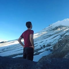 Muere un ciclista al bajar en bici desde el volcán más alto de Norteamérica