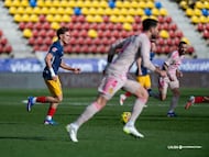 Partido de la jornada 27 de LaLiga Hypermotion entre el Andorra y el Zaragoza.