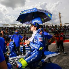 Guiño de Mir a Suzuki en plena rumorología Honda o Yamaha