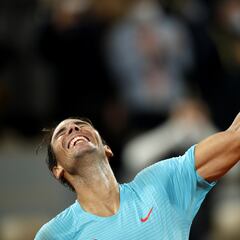 How many times did Rafael Nadal lose a match at the French Open?