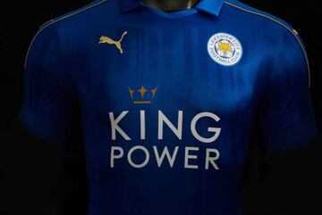 La camiseta Puma del Leicester City para la temporada 2016-2017.