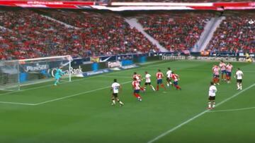 Sale a la luz el golazo de Parejo con la cámara 360º: preparen las palomitas