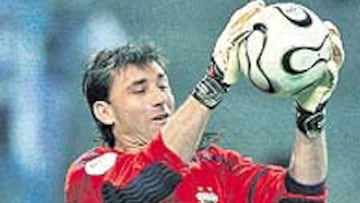 <b>EN ALEMANIA. </b>Abbondanzieri es el meta itular de Argentina.