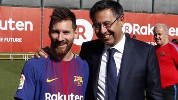 A Tebas se le escapa que Messi ya renovó con el Barça