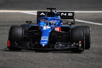 El debut de Alonso con el Alpine en im¨¢genes