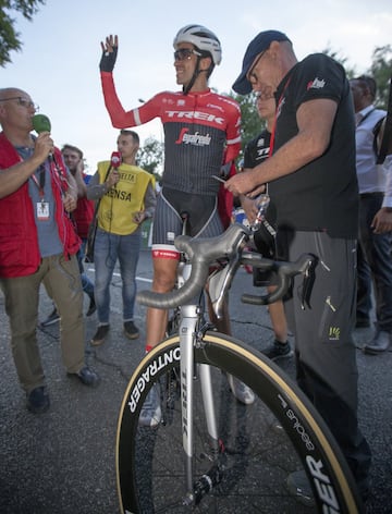 Alberto Contador raced for the last time in the final stage of the Vuelta a España in Madrid after a career that reaped two Tours de France, two Giros and two Vueltas. The whole race has been special," said Contador after his final appearance. "Yesterday