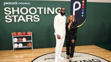 LeBron James y su esposa Savannah James compartieron un dulce momento en el estreno de su película biográfica 'Shooting Stars'.