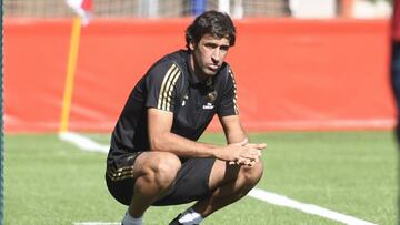 Raúl, entrenador del Real Madrid Castilla.