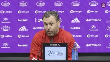 Sergio González: "No somos un desastre a balón parado"