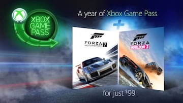La oferta de Xbox Game Pass junto a Forza Motorsport 7 y Forza Horizon 3, también en España