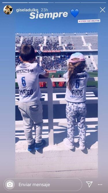 Gago y la visita de sus hijos a la cancha: "Mateo me dijo 'quiero que vuelvas a jugar'"