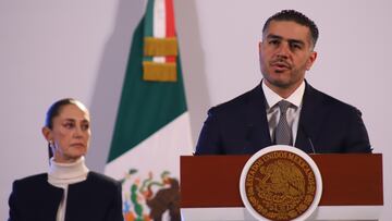 CIUDAD DE MÉXICO, 08OCTUBRE2024.- Omar García Harfuch, secretario de Seguridad, presenta su estrategia de seguridad para los siguientes seis años. FOTO: DANIEL AUGUSTO/ CUARTOSCURO.COM