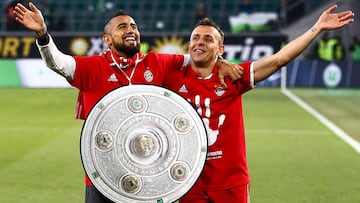 Arturo Vidal, celebra