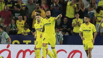 José Luis Morales, autor de dos goles en el Villarreal - Hajduk Split.