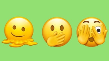 Cara derretida y los nuevos emojis que usarás en el iPhone este 2022