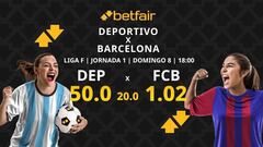Dépor Abanca vs. FC Barcelona Femenino: horario, TV, pronósticos, estadísticas y clasificación