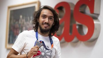 Fernando Carro visitó Diario As para celebrar su plata en Berlín