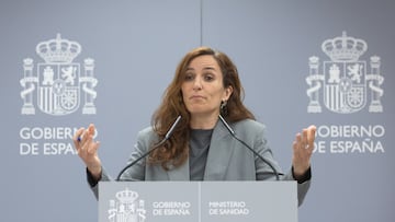 La ministra de Sanidad, Mónica García, ofrece una rueda de prensa a su llegada al pleno del Consejo Interterritorial del Sistema Nacional de Salud (CISNS), en el Ministerio de Sanidad, a 5 de abril de 2024, en Madrid (España). Durante el pleno, se ha informado sobre los acuerdos alcanzados en el marco de la Comisión de Salud Pública, pero sin alcanzar un acuerdo sobre el contenido del Plan Integral de Prevención y Control del Tabaquismo 2024-2027 (PIT). El pleno ha abordado la aprobación de diez acuerdos, de los que un 50 por ciento responden a la distribución y reparto de fondos y financiación autonómica, por un valor total de más de 15.000.000 euros. Del resto destaca la actualización de la Estrategia en Ictus y la creación del Grupo de Trabajo de Listas de Espera del SNS.
05 ABRIL 2024;MADRID;SANIDAD;CCAA: CISNS;REPARTO DE FONDOS
Eduardo Parra / Europa Press
05/04/2024