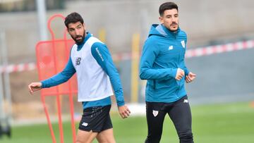 Raúl García y Gaizka Yuri.