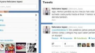 Feliciano contesta a las críticas en 'Twitter'