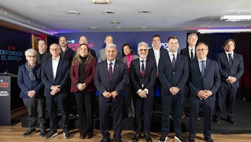 El equipo directivo de Joan Laporta