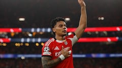 Richard Ríos anota su primer gol en Champions y le da vida a Benfica