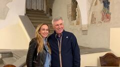 Carlo Ancelotti y su esposa. Instagram: @mrancelotti