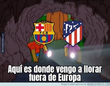 Los memes no tienen piedad con la eliminación del Barça