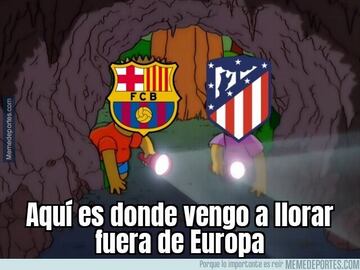Los memes no tienen piedad con la eliminación del Barça