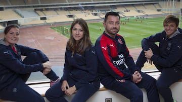 De izquierda a derecha, Natalia Pablos, Vicky Losada, Pedro Mart&iacute;nez Losa y Marta Corredera. 
 
 