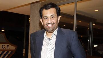 Al Thani con el Málaga.