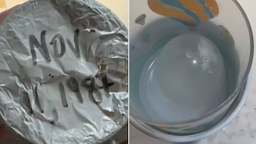 Un hombre guarda una bola de nieve en el congelador de sus padres desde 1987 y ense?a su resultado: ¡°Un viejo amigo¡±