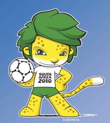 Zakumi, de Sudáfrica 10.