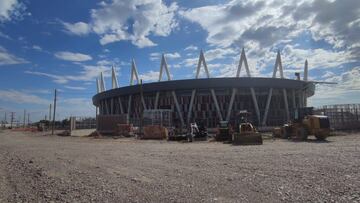 Panorámica exterior del Velódromo de San Juan (Argentina).