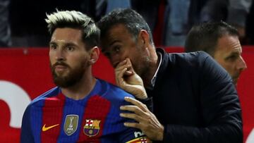 Luis Enrique y la posible marcha de Messi del Barcelona: "Hay mucho victimismo"