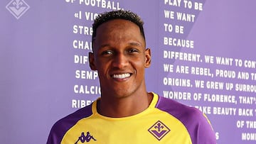 Fiorentina presenta a Yerry Mina.